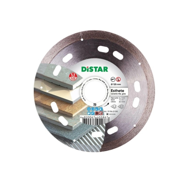 DISTAR DIAMOND BLADE ESTHETE 125 x 1.1 x 8 x 22.23mm