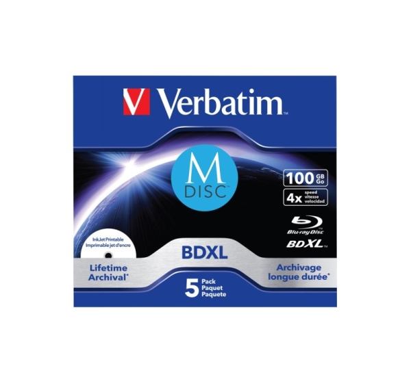 Verbatim 43834 blank Blu-Ray disc BDXL 100 GB 5 pc(s)