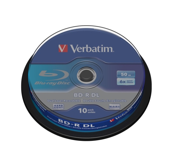 Verbatim 43746 blank Blu-Ray disc BD-R 50 GB 10 pc(s)