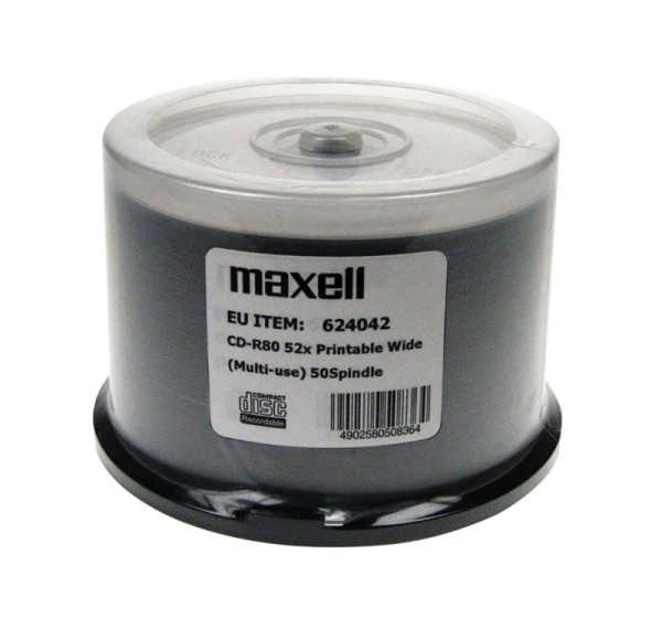 MAXELL CD-R 700MB 50 pcs. 52x80 min, spindel, CD-R for printing