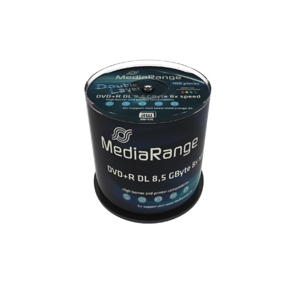 MediaRange MR471 blank DVD 8.5 GB DVD+R DL 100 pc(s)