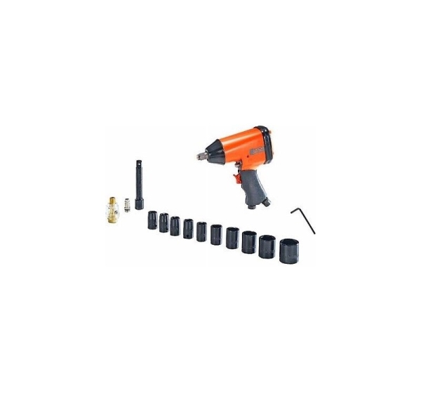B&D IMPACT WRENCH 1/2"+SOCKETS UD.10pcs. ........
