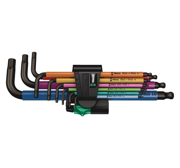Wera 950/9 L-shaped hex key Metric 9 pc(s)