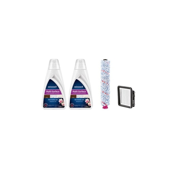 Bissell | Cleaning Pack | MultiSurface (2xDetergents+Brushroll+Filter)