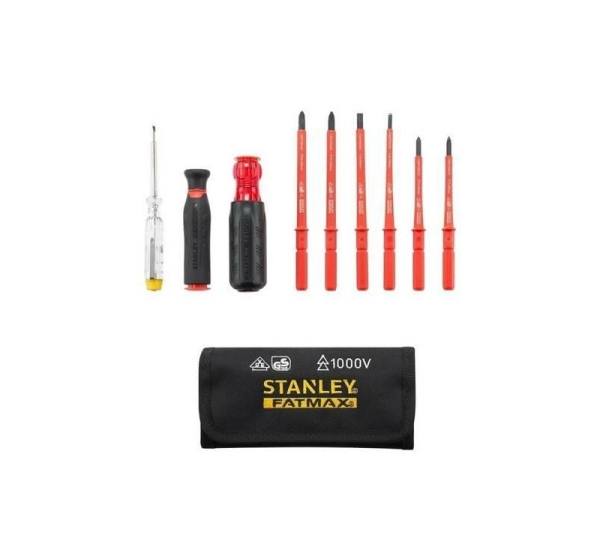 ST. SCREWDRIVERS 10pcs. VDE (2PH+2PZ+2PŁ+TESTER)