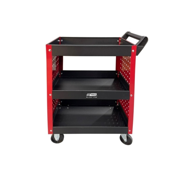 AW METAL WORKSHOP TROLLEY 3 LEVELS + PERFORATION