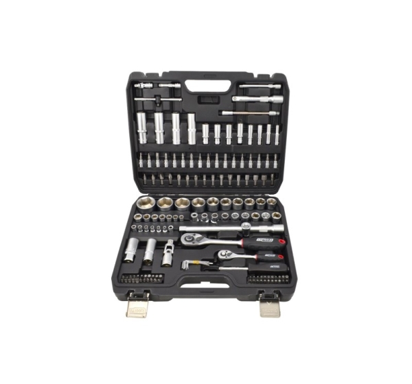AWTOOLS ZESTAW KLUCZY 144el. 1/2" / 1/4" BLACK LINE