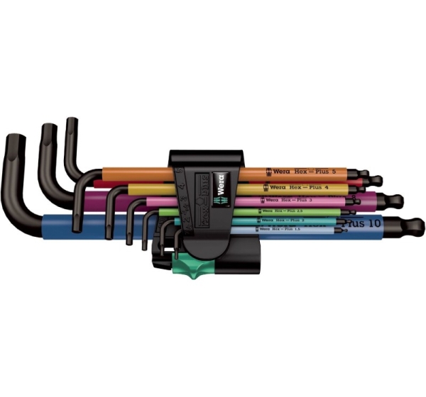 Wera 05022210001 hex key L-shaped hex key set Metric 9 pc(s)