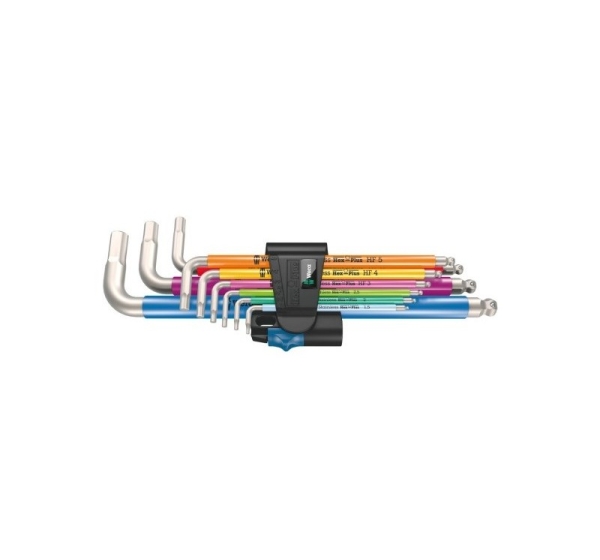 Set of metric hex wrenches HEX-PLUS, 9pcs