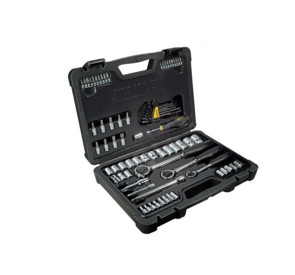 Stanley 80 Part-Size Socket Set 1/4, 3/8, 1/2"