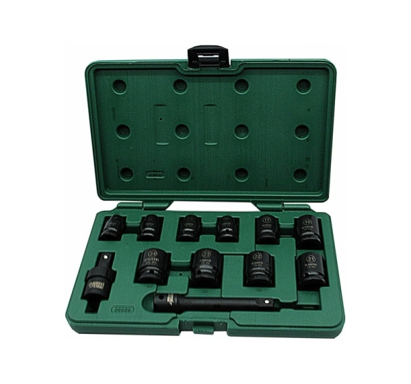 SATA IMPACT SOCKET SET 1/2" 12pcs.