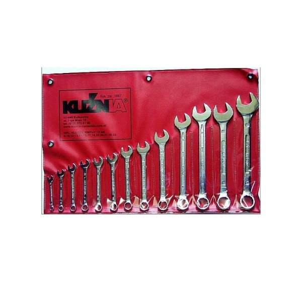 FORGE COMBINATION WRENCHES SET 9 pcs. 8-24mm Cr-V RWPn