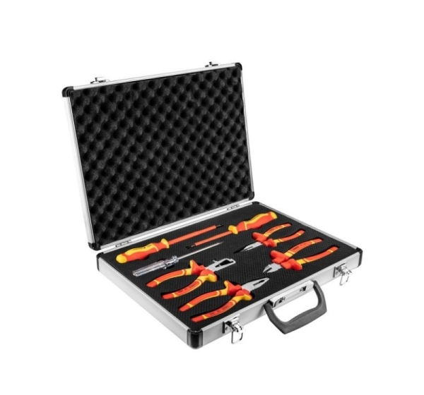 Pliers and screwdrivers set 1000V, 7 pcs.