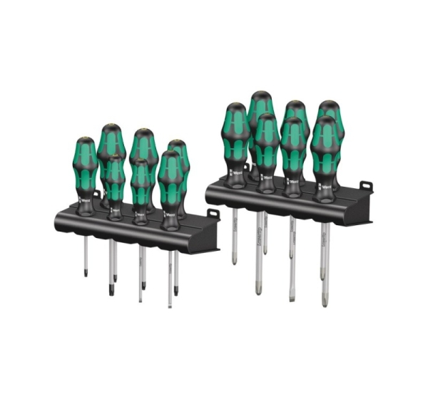 WERA screwdriver set 14pcs. + 2 hangers