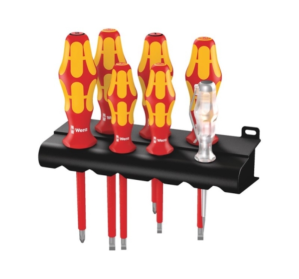 Screwdriver set KRAFTFORM 100+phase tester+hanger