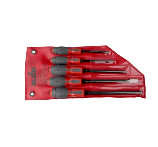 Set of screwdrivers 5 pcs 2-flat 3-cross