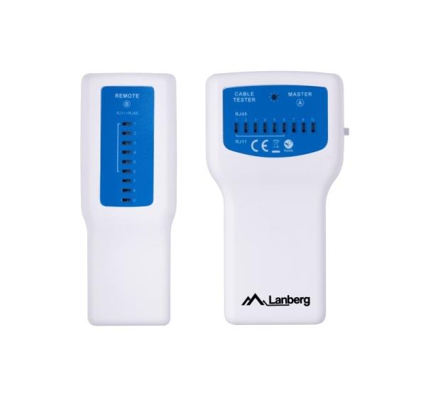 Lanberg NT-0402 network cable tester PoE tester Blue, White