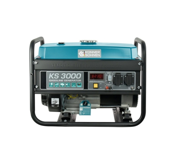 KÖNNER & SÖHNEN GASOLINE POWER GENERATOR 2.6kW 230V KS 3000