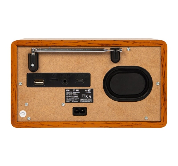 Portable analog AM/FM radio BLOW RA9 V.2"