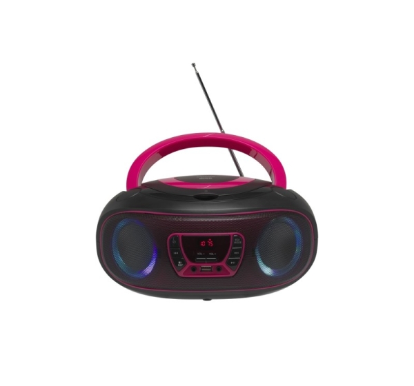 Denver TCL-212BT PINK CD player Portable CD player Black, Pink