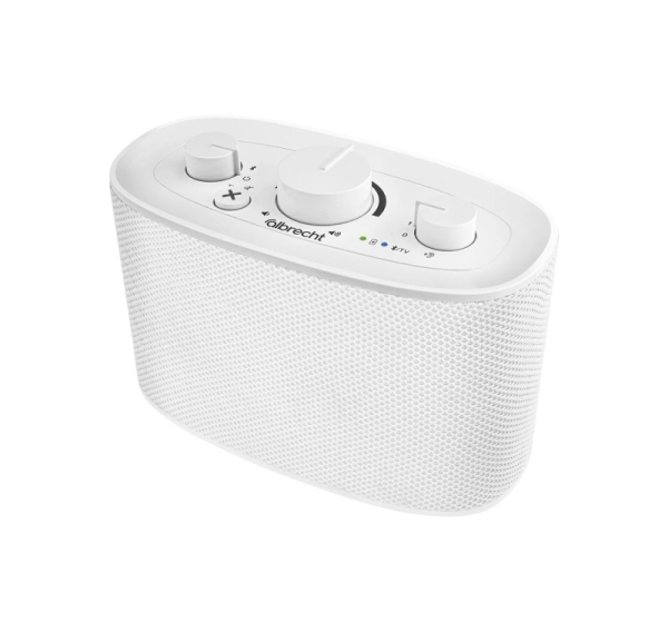 Albrecht Klaro Stereo portable speaker White 4 W