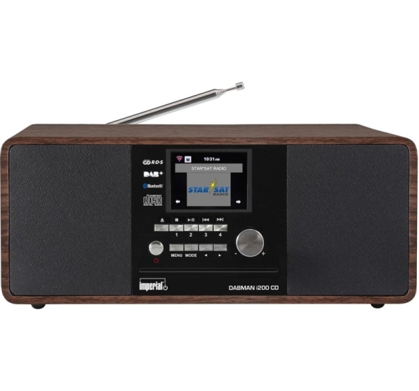 DABMAN i200 CD/Internet/DAB/DAB+/FM wood optic