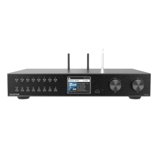 Telestar 5700500 audio tuner Home Black
