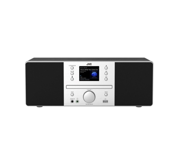 JVC RD-E874B Tower Bluetooth 20 W Black, Silver