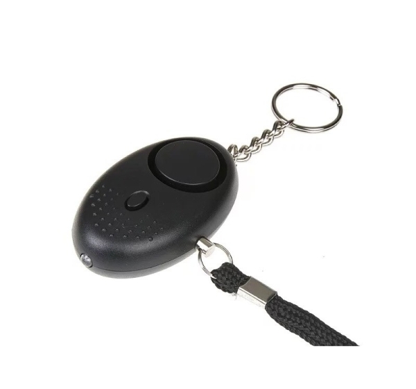 Personal alarm GUARD SCORPION siren 120 dB LED flashlight Black (YC-003-BL)