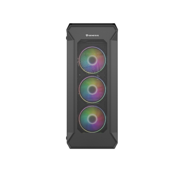GENESIS Irid 505 ARGB V2 Midi Tower Black, Transparent