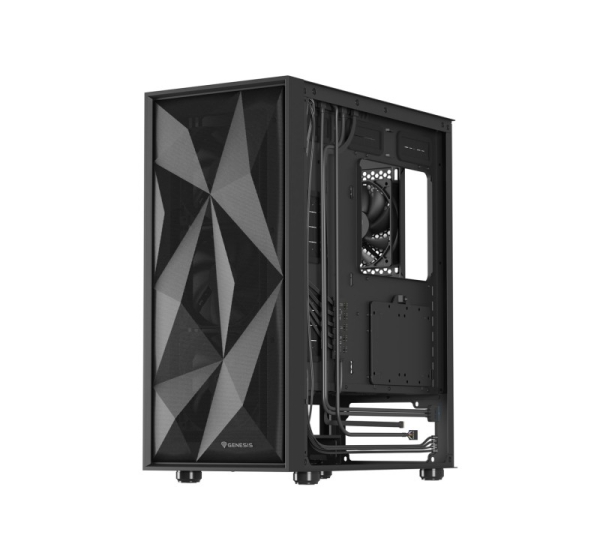 GENESIS DIAXID 605F MIDI TOWER CASE WITH USB-C WINDOW BLACK