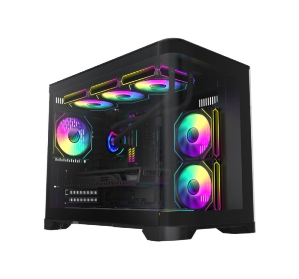 GameMax HYPE-M BK computer case Micro Tower Black
