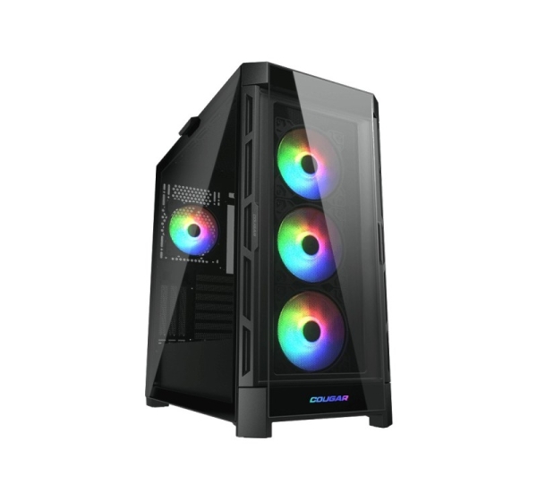 COUGAR Midi Tower Case Duoface Pro ARGB, Black