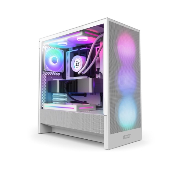 NZXT H5 Flow RGB Midi Tower White