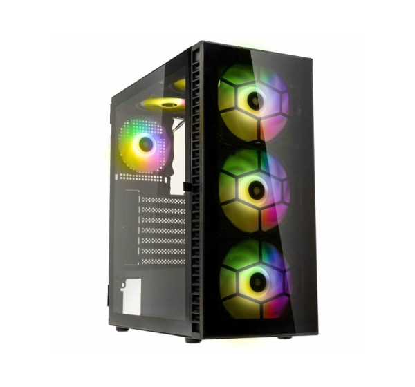 Kolink Observatory HF Glass ARGB Midi-Tower - black
