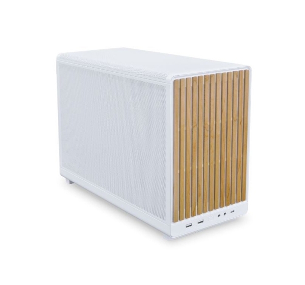 Lian Li DAN Cases A3-mATX Wood Edition PC Case, Micro-ATX - Beech, white