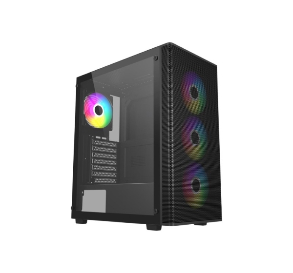 FSP M220-BA Case Midi Tower mATX, ATX Black ARGB