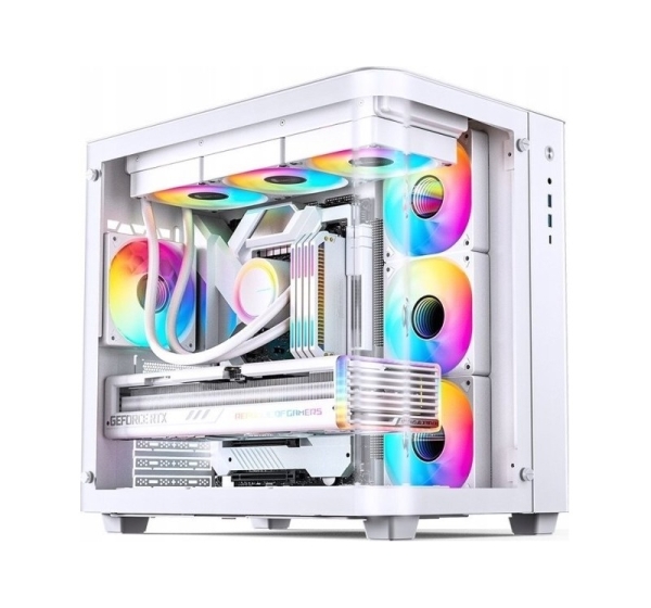 Jonsbo TK-3 - ATX-Gehäuse, weiß