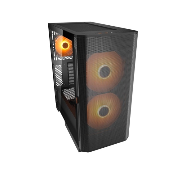 COUGAR Midi Tower Case, Airface FLO, ARGB, Black
