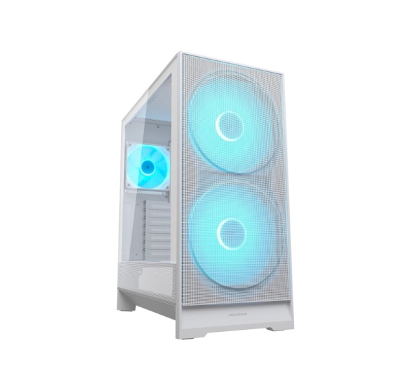 COUGAR Midi Tower Case, Airface 180, ARGB, White