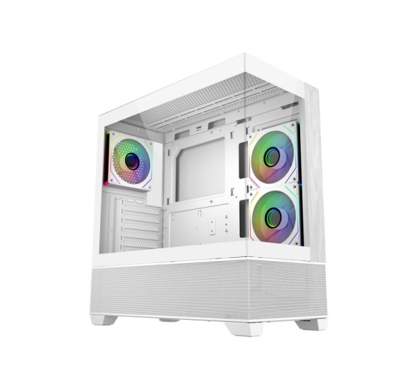 Cooler Master Elite 690 Wood Midi Tower White