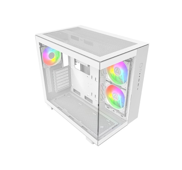 Montech KING 65 PRO PC Case, Midi-Tower, ATX, ARGB, Tempered Glass - white