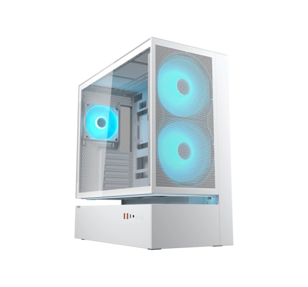 COUGAR Midi Tower Case, CFV235, ARGB, Mesh, White