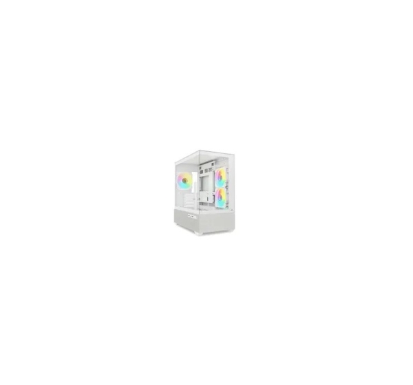 Sharkoon MK7 ARGB mATX Case 2xGlass White