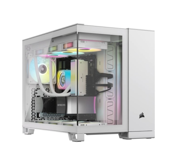 Corsair 2500X RGB Micro Tower White