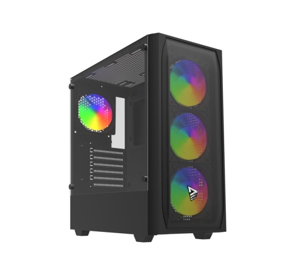 Savio Noctis Flow RGB Cube Black