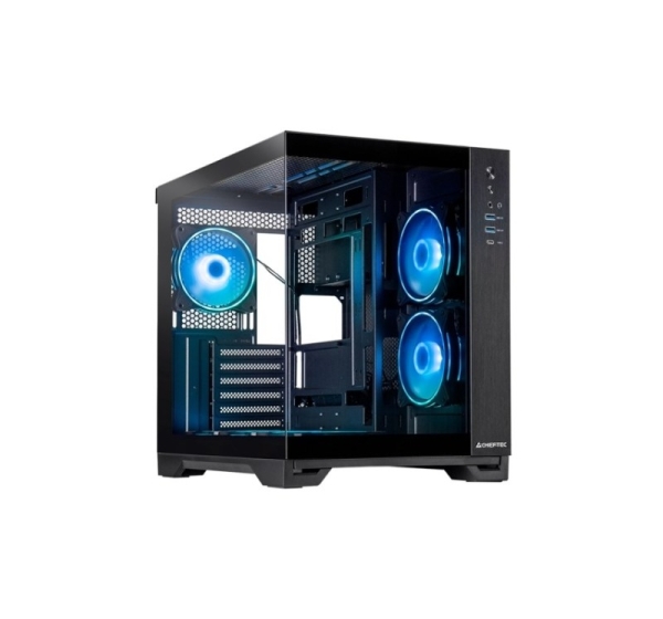 Chieftec Visio GM-30B-TG-OP schwarz Tempered Glass x 2 Cube Black