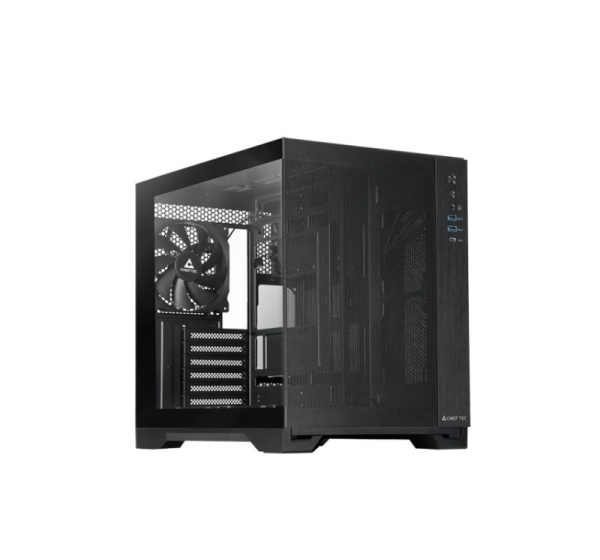 Chieftec mATX Gehäuse GM-30B-M-OP, black Cube
