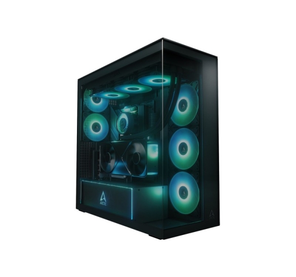 ARCTIC Xtender VG (Black) Premium E-ATX PC Case with Vertical GPU Mounting