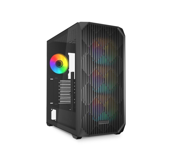 Sharkoon AK3 RGB Midi Tower Black